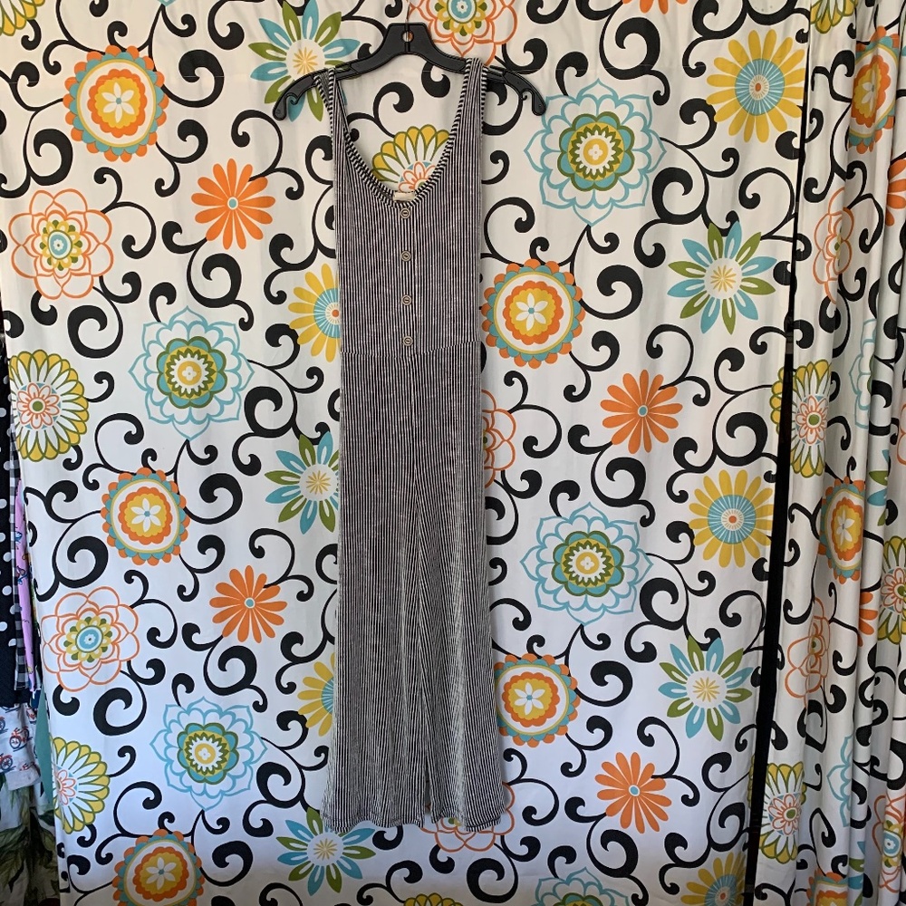 Caution to the Wind B/W Jumpsuit NWT